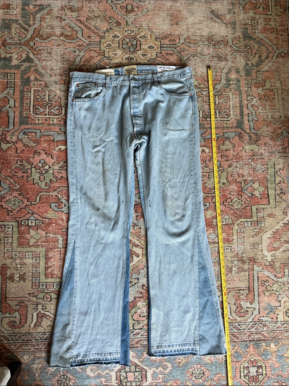 LA Flare Gallery Dept Light Blue Denim Jeans
